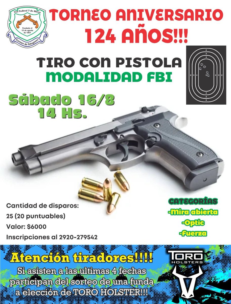 TiroMarzo's tweet photo. Sábado 16 de agosto 2025
Carmen de Patagones https://t.co/dbZLQ2PXhB