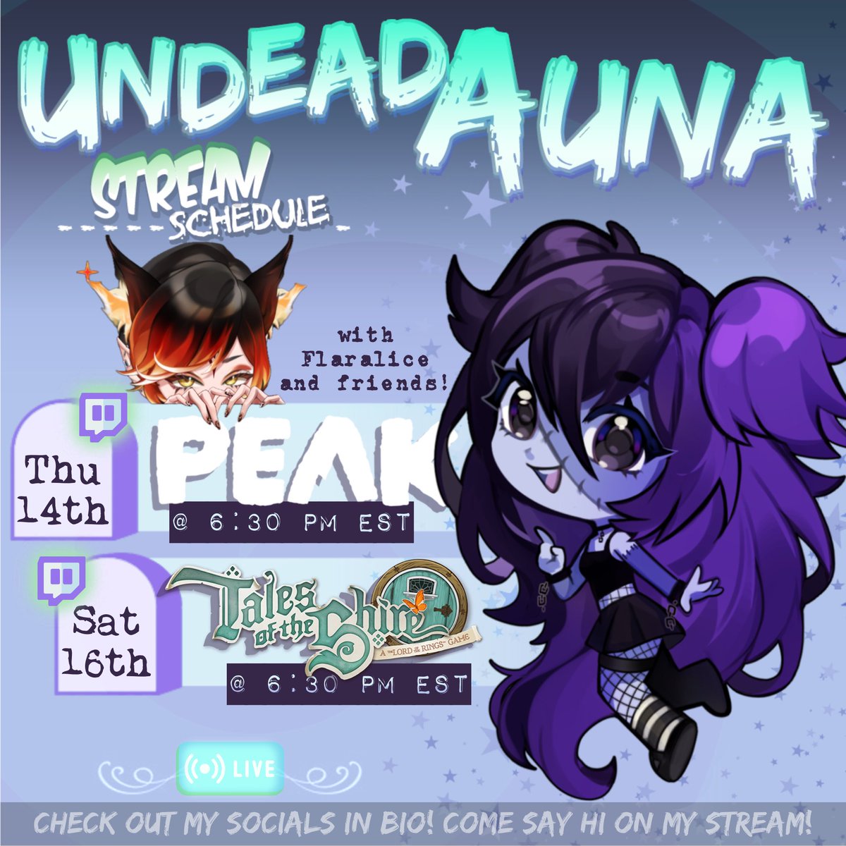 Undead Auna VT 💜 tweet media