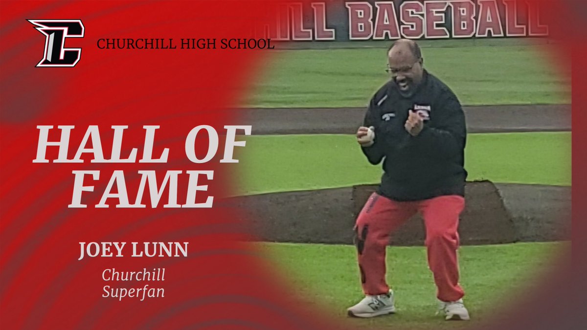 Churchillgames's tweet photo. Churchill's most enthusiastic supporter is also the newest member of the Churchill Hall of Fame.  Churchill appreciates your energy and commitment to all of our teams and athletes.  @CHS_Chargers @LivoniaDistrict https://t.co/DLoPXTVcme