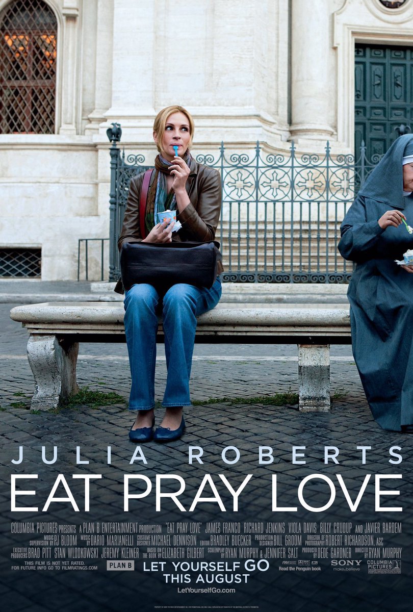 FilmNewsNos's tweet photo. 🎬MOVIE HISTORY: 15 years ago today, August 13, 2010, the movie ‘Eat Pray Love’ opened in theaters!
#JuliaRoberts #JavierBardem #JamesFranco #RichardJenkins @violadavis #BillyCrudup #SophieThompson @TheMikeOMalley #ChristineHakim #ArleneTur #GitaReddy #LucaArgentero #TuvaNovotny https://t.co/7tZGy5g6Xk