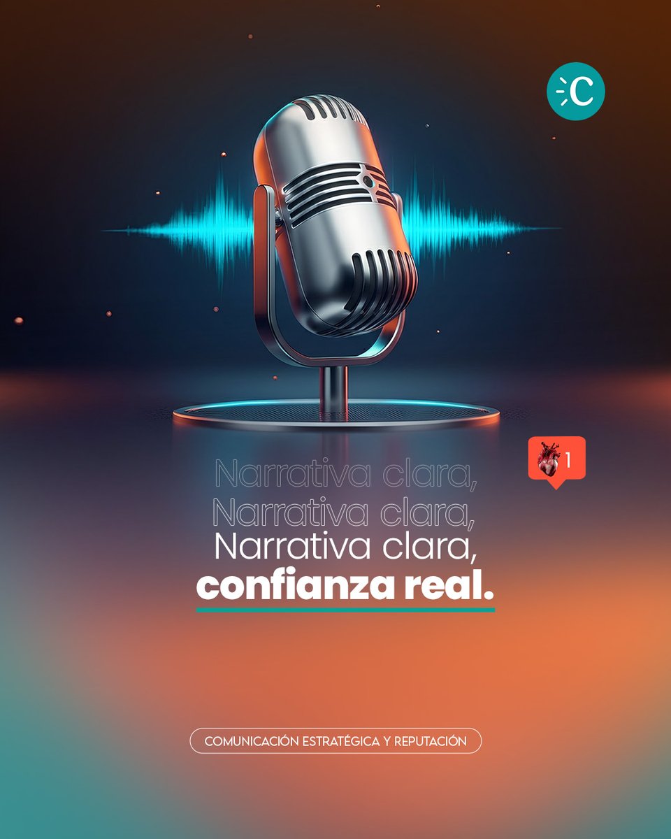 ComsMarket's tweet photo. En escenarios sensibles, la narrativa clara marca la diferencia.

El mensaje correcto en el momento oportuno evita crisis mayores.

#ComunicaciónEstratégica #Narrativa #Reputación https://t.co/3cKLIrOJRi