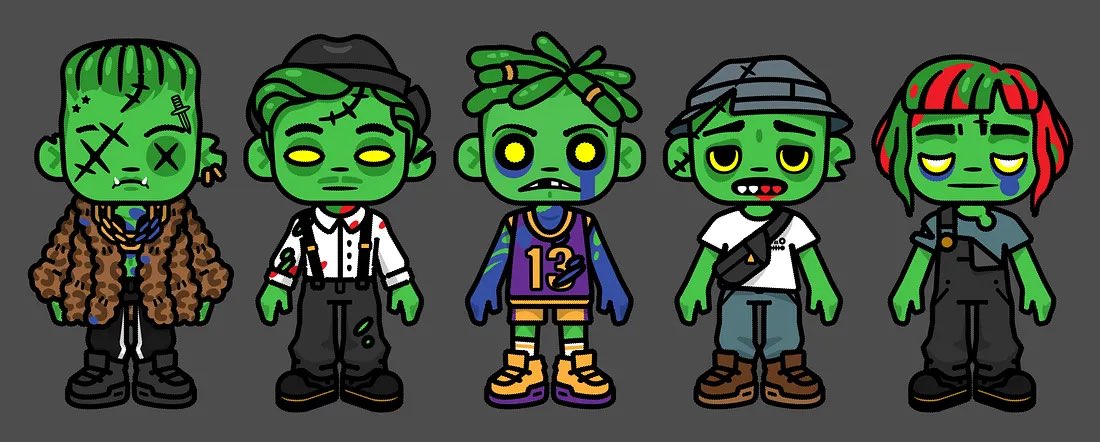 Deadfellaz (@deadfellaz) on Twitter photo Today we celebrate 4 years undead & unveil the evolution of <a href="/Deadfellaz/">Deadfellaz</a> - our new art style primed for quick, viral animated content as we set our sights on taking over TikTok and IG. As a gift to our collectors, we have painstakingly redesigned every single fella. Today we celebrate 4 years undead & unveil the evolution of <a href="/Deadfellaz/">Deadfellaz</a> - our new art style primed for quick, viral animated content as we set our sights on taking over TikTok and IG. As a gift to our collectors, we have painstakingly redesigned every single fella.