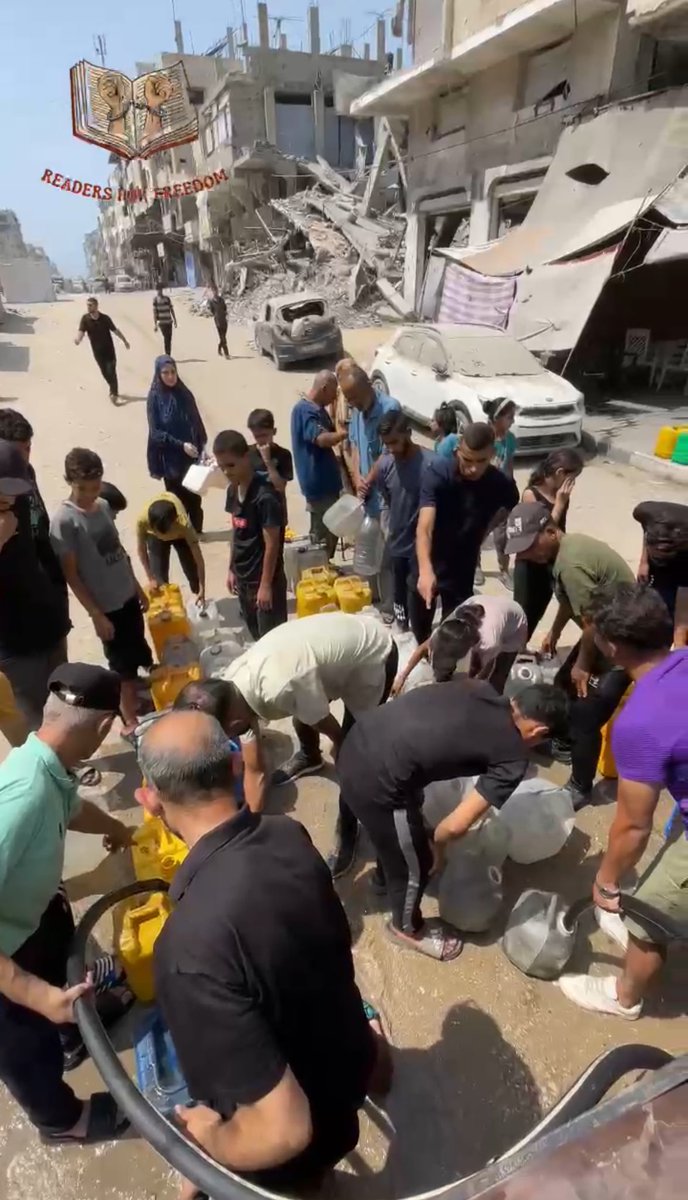 Saif provided fresh water in North Gaza and with your support, our friend Saif will continue running more campaigns. Let’s keep the support going. Donate and share.

PayPal: paypal.me/alicehenryli 
Kofi: ko-fi.com/readers4freedom