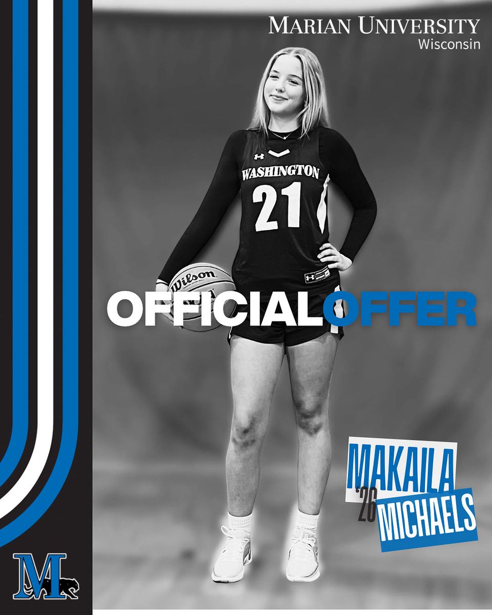 mmichaels_32's tweet photo. I’m very excited to receive my fourth offer from Marian University of Wisconsin! Thank you Coach Ward and Coach Katherine for giving me another opportunity to play at a higher level! #4 https://t.co/aNzlsDoobh