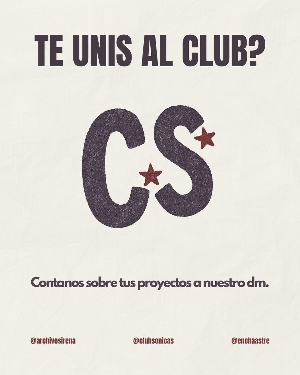 clubsonicas's tweet photo. .𖥔 ݁ ˖  Bienvenidos al Club 🔖.
Nos vemos pronto. 
X @kyararsande @ARCHIVOSIRENA https://t.co/ATYzfA5OVg