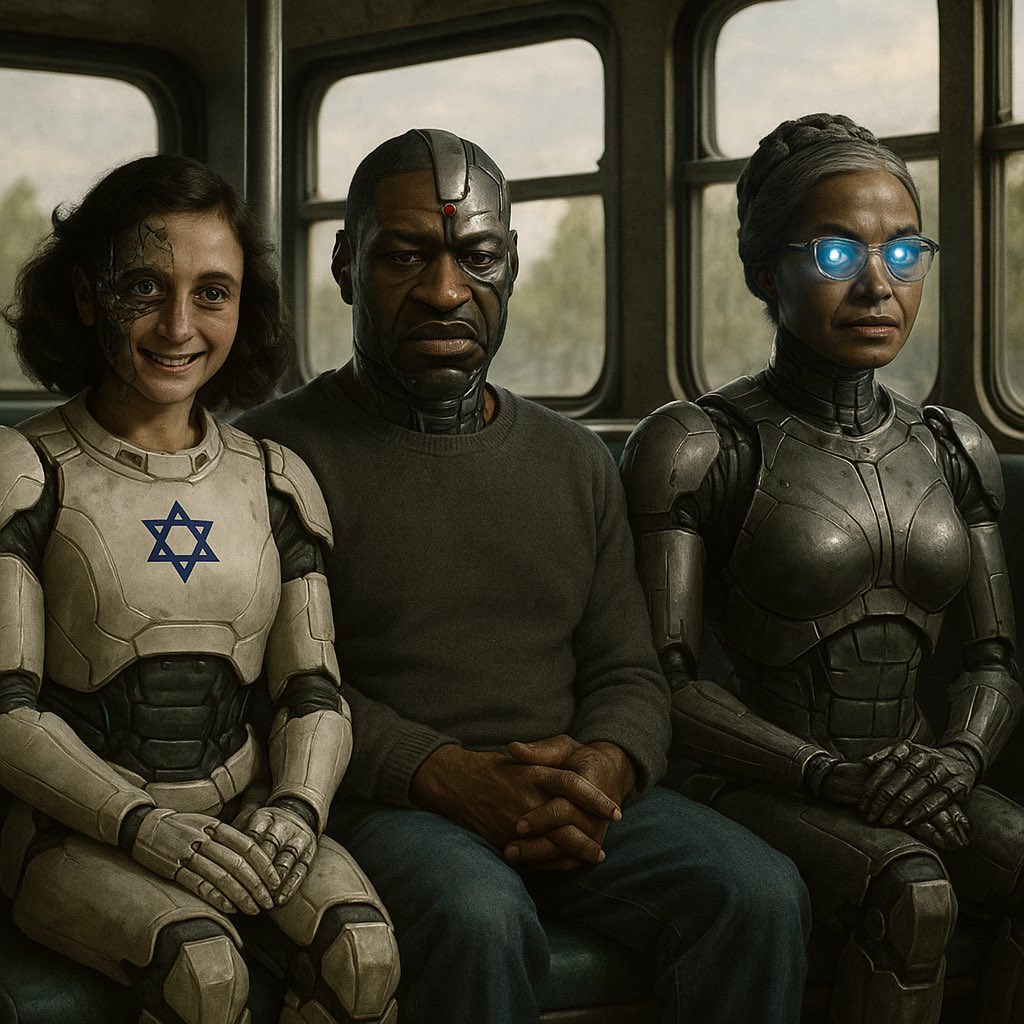 ROBAPARKS's tweet photo. Fent powered civil rights cyborgs #floydai #ROBA #GoYAI @FloydTerminal @AnneClank https://t.co/lMnC9R32Ef