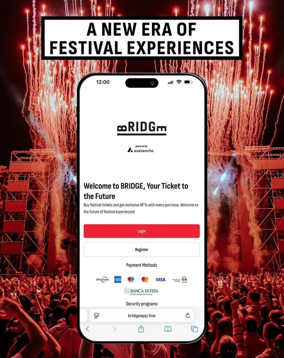 CryptosR_Us's tweet photo. 🔥 NEW: $AVAX is Bringing MASSIVE Adoption On-Chain!

🎶  500,000+ festivalgoers are coming onchain with @ExitFestival, starting with smart ticketing through the new Bridge Festival App—built by @tixbase, powered by @avax. https://t.co/hxPFfTPNyp