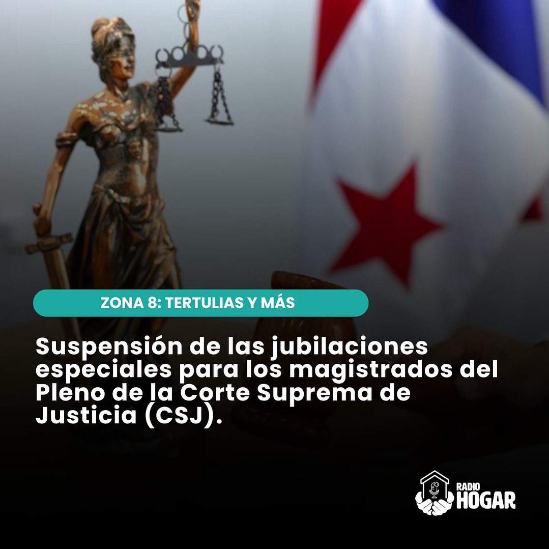 “Zona 8: Tertulias y Más” – Suspensión de jubilaciones especiales
➡️ radiohogar.org/zona-8-tertuli…