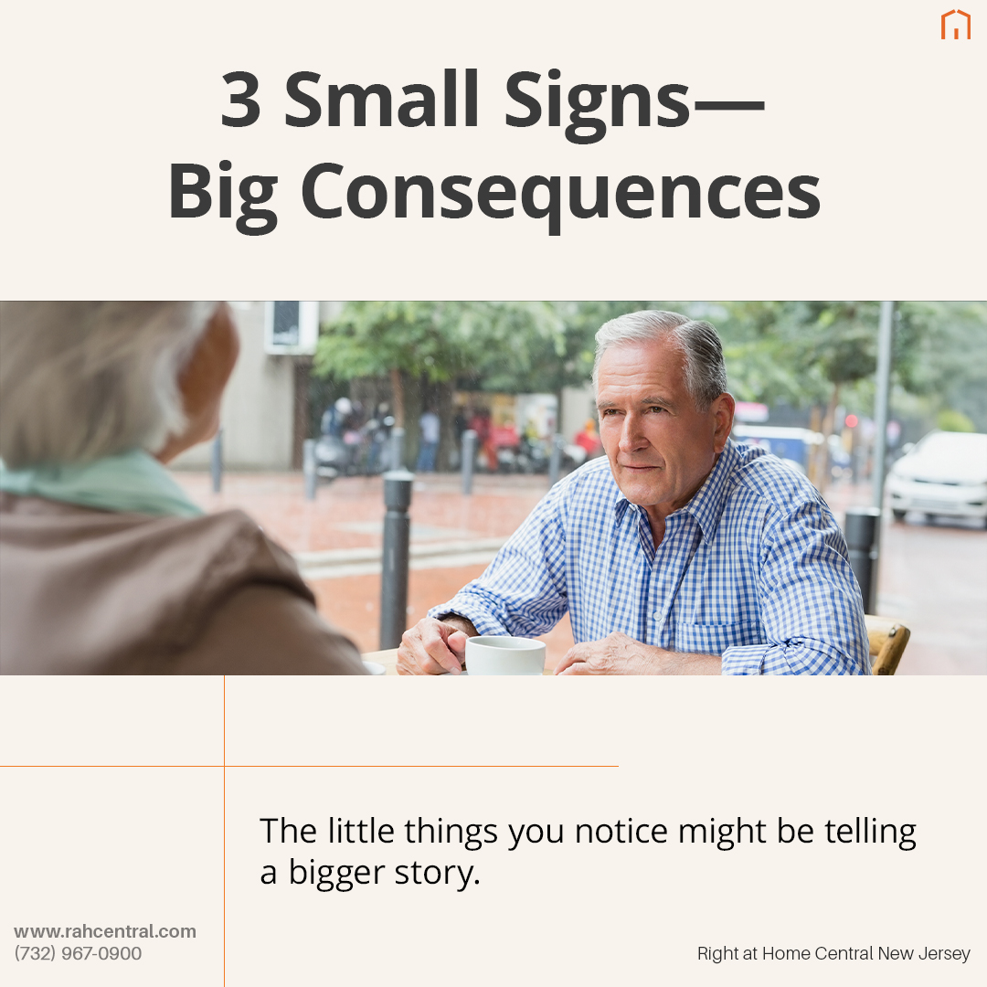 RightCentral's tweet image. Spoiled food. Unopened mail. Missed appointments.
In Mercer, Middlesex &amp;amp; Monmouth Counties, we help families spot the little things—before they turn into emergencies.

📞 (732) 967-0900 | 🌐 rahcentral.com

#SeniorSafety #CentralNJ