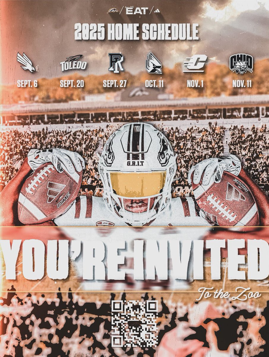 Grateful for the invite from <a href="/WMU_Football/">Western Michigan Football</a> and <a href="/CamAllenFB/">Cam Allen</a> to experience game day at The Zoo! Excited to see the energy in Kalamazoo and keep building. 🐴🏈 #EAT #QB27
