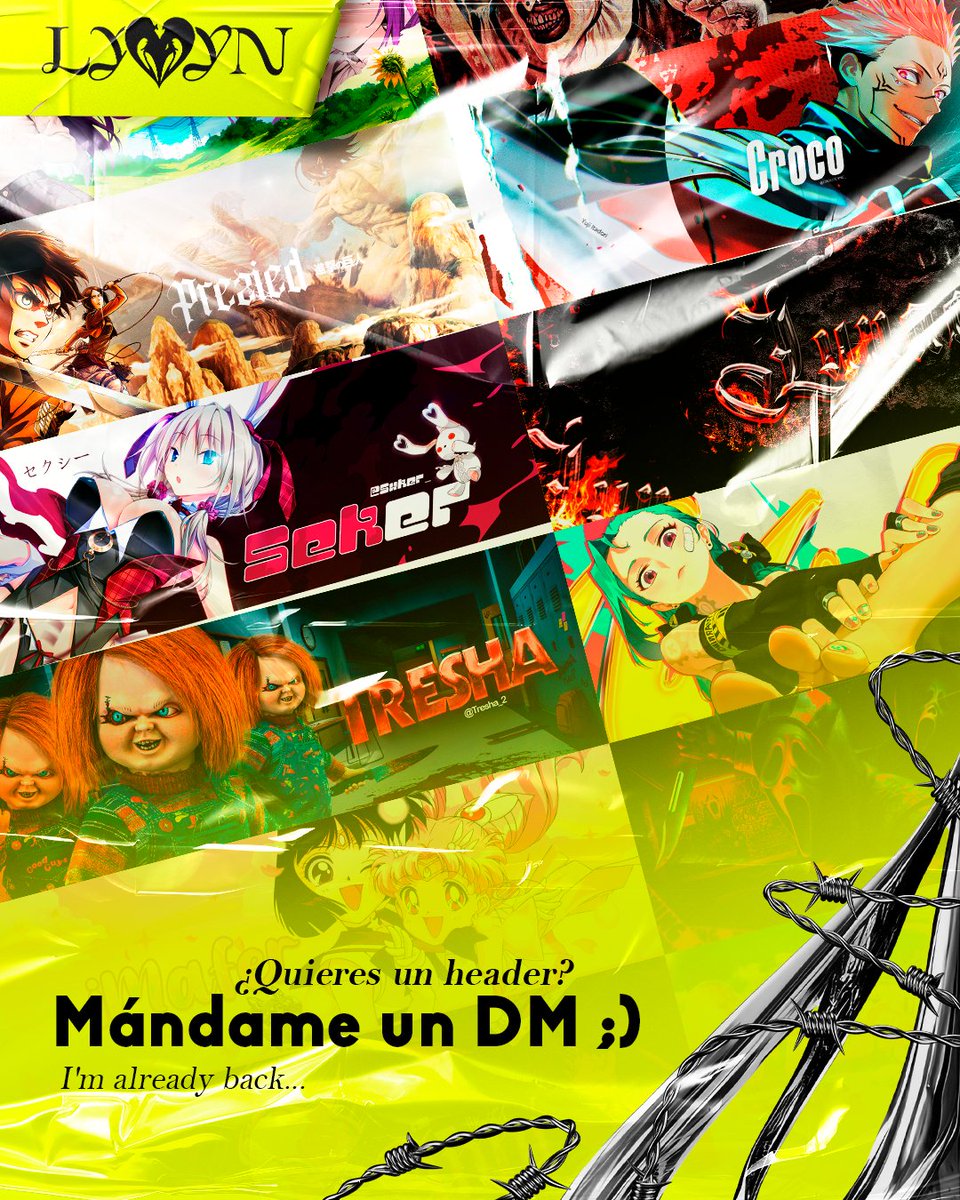 ¿Tienes alguna idea? 
Mándame DM y te lo realizo👇🏻😈
#GFX #DesignInspiration #designer #header