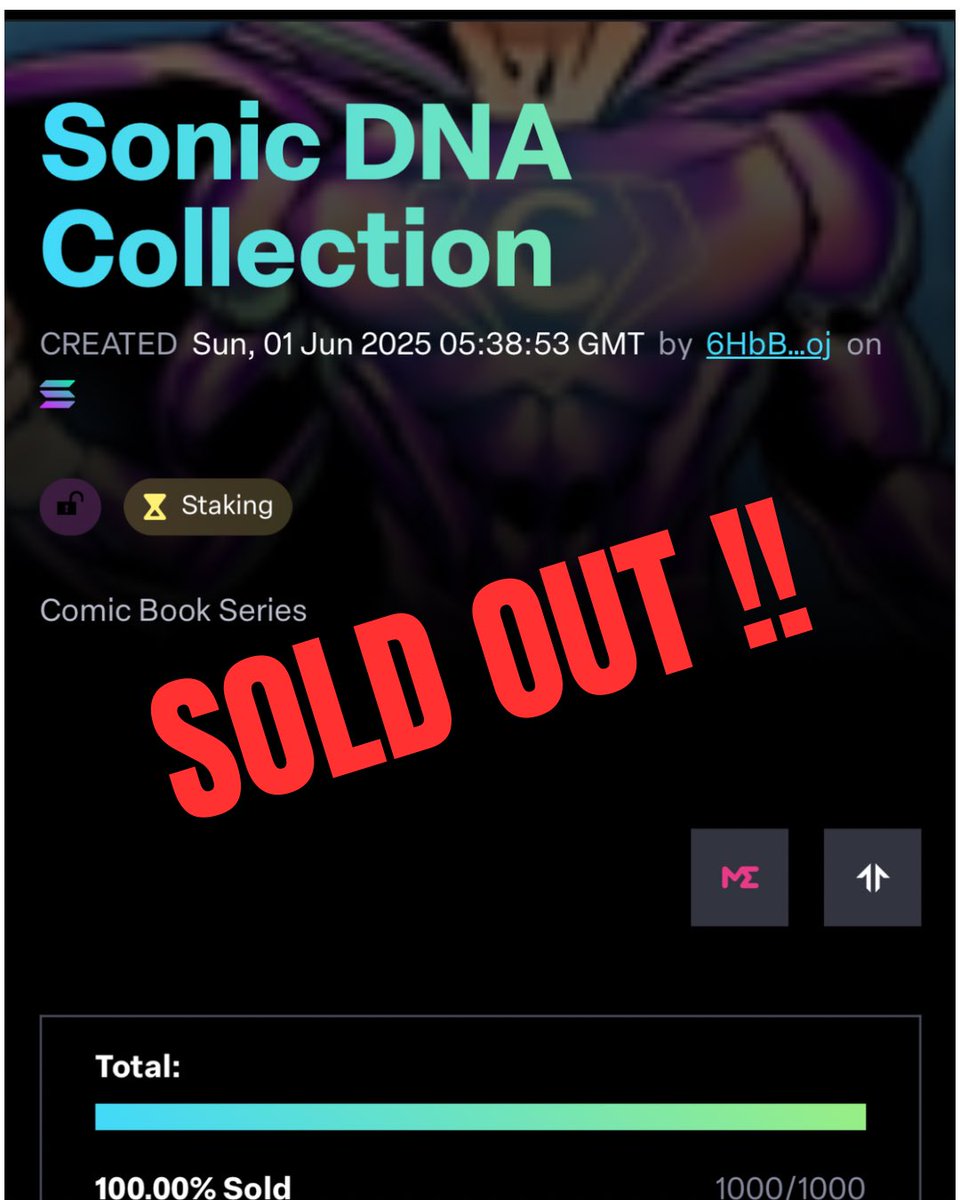 🎉 WE DID IT! 🎉

1,000 NFTs — MINTED OUT ✅
The Guardianz community is growing stronger every day 🧬⚡

Now… prepare for what’s next:
🎬 Chapter 2 of the motion comic
🌌 Virtual Reality experiences
🎵 New music to set the stage
♾ Endless roads. No limits. Only forward.

📸