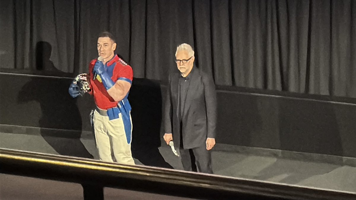 Phase Hero (@phasehero) on Twitter photo John Cena and James Gunn introduced the #Peacemaker Season 2 screening at the World Premiere. We’ve got video of the full speech!
Watch it here: youtu.be/tcR-UlKRS38?si… John Cena and James Gunn introduced the #Peacemaker Season 2 screening at the World Premiere. We’ve got video of the full speech!
Watch it here: youtu.be/tcR-UlKRS38?si…
