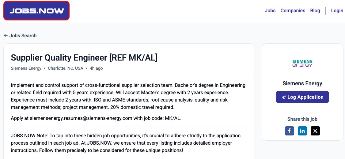 As we've added so many new people no surprise we are getting these kind of comments, so let us help!

THE JOBS AREN'T ON THE WEBSITE ON PURPOSE!
THEY DON'T WANT YOU TO APPLY!

See all our posts for custom application instructions - this one is apply by email!