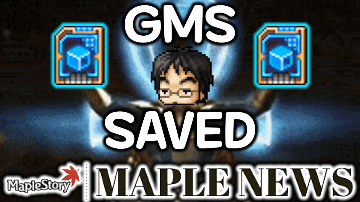 THE FUTURE OF MAPLESTORY IS HERE! INKWELL SAVED THE GAME!
Check it out: youtu.be/biueQZRR0ng
#MapleStory