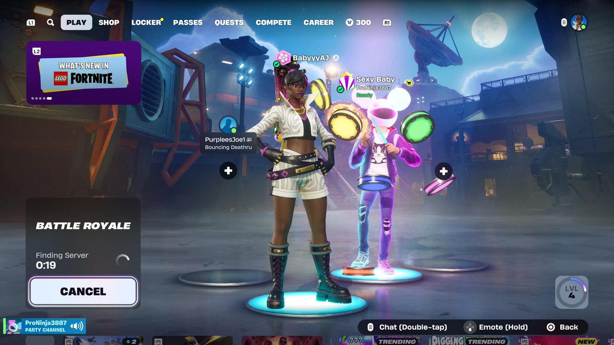 PrincessAwaken's tweet photo. Fortnite new season lately with my fiance @ProNinja3887XXX https://t.co/nszktpBLFv