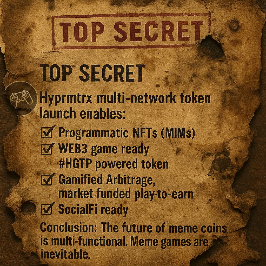 Hyprmtrx's tweet photo. 👀 Details Revealed:

#HGTP powered multi-network #memecoin is about to drop via $HPMX

🏴‍☠️The drop could come any time 🏴‍☠️

Activate 🔔 for @Hyprmtrx

🪂Register for ongoing #SocialFi #Airdrops:  https://t.co/OlAxQZhS1v 

Start stacking that drop now:
♻️ Repost = get in on that steak.
💬 Tag three friends = more steak in your drop