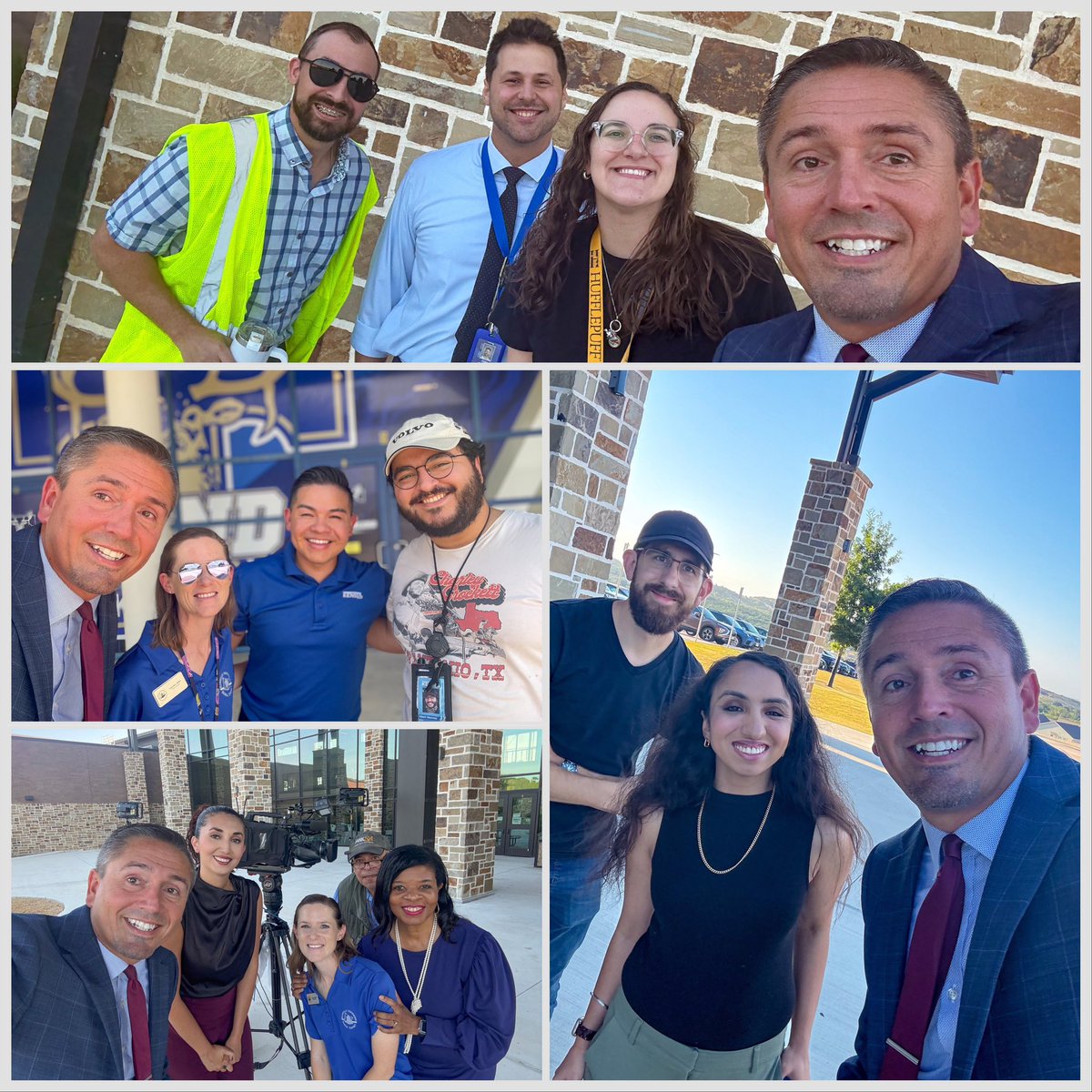 DrBrentRingo's tweet photo. 1st day of the 2025-26 school year in the books. The future is 🌟 bright in @kerrvilleisd #KISDisHOMEtoME #KISDinspires https://t.co/0dHDLdzuod
