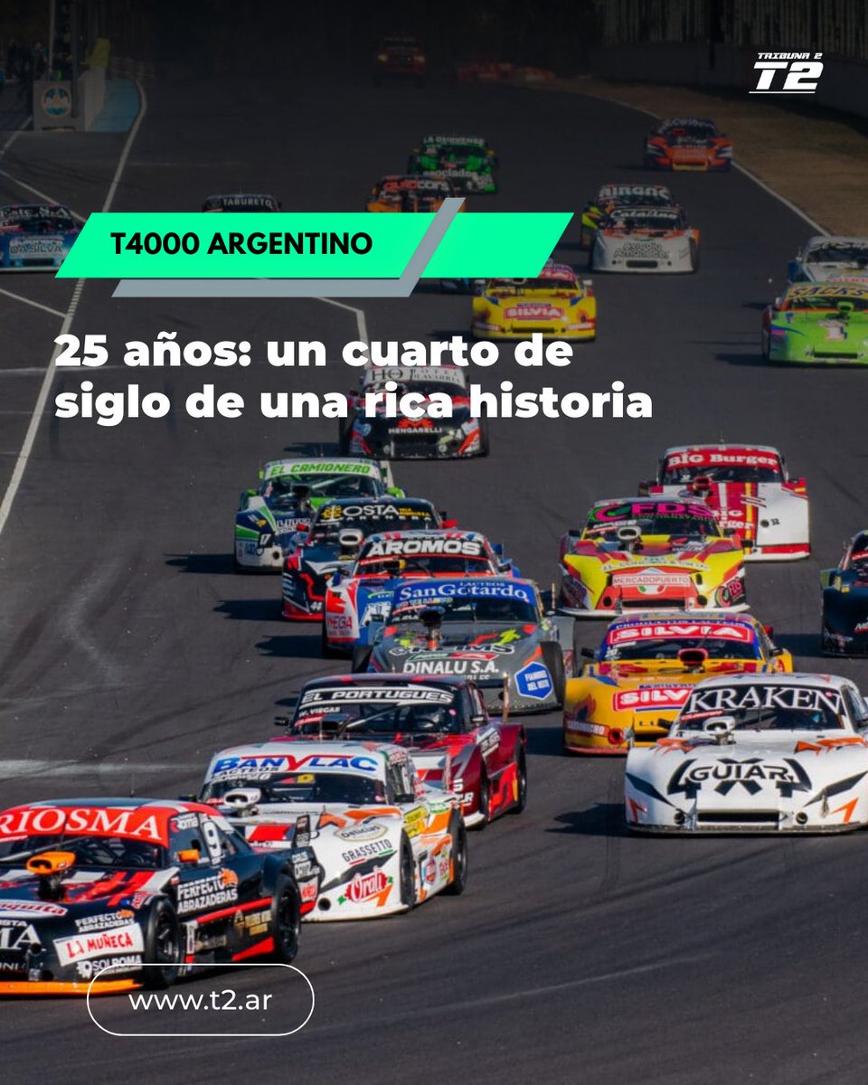 25 años: un cuarto de siglo de una rica historia t2.ar/25-anos-un-cua…