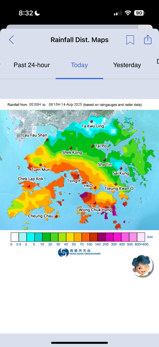 mariannefbray's tweet photo. We’ve had 200mm of rain so far today in #ShekO and a resident showed what it was like to travel into town #HongKong #blackrain #Podul https://t.co/Rh05ZczwVX