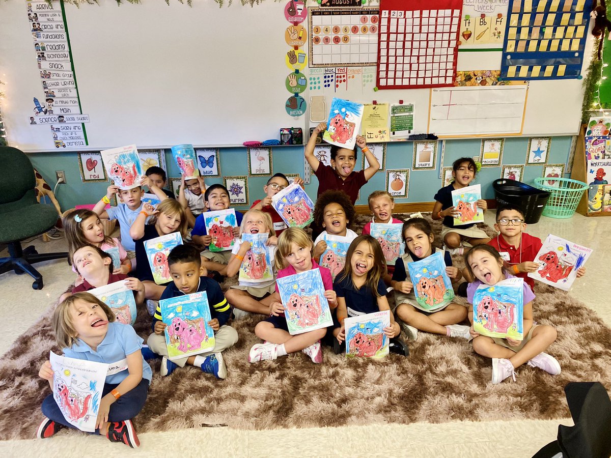 Ms. Ruggiero (@ms_ruggiero1) on Twitter photo Today we learned about coloring pictures with colors that “make sense”. We read about Clifford going to Kindergarten, just like us! We put our skills to the test and had so much fun after all that hard work!!❤️🐶 <a href="/PoincianaCCPS/">Poinciana Elementary</a> <a href="/collierschools/">Collier County Public Schools</a> Today we learned about coloring pictures with colors that “make sense”. We read about Clifford going to Kindergarten, just like us! We put our skills to the test and had so much fun after all that hard work!!❤️🐶 <a href="/PoincianaCCPS/">Poinciana Elementary</a> <a href="/collierschools/">Collier County Public Schools</a>