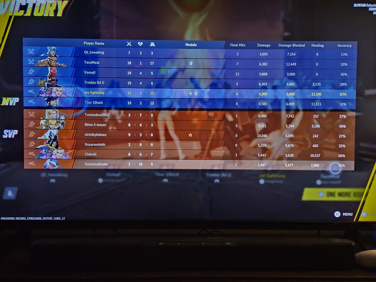 No. I can't explain how I didn't get MVP either #marvelrivals