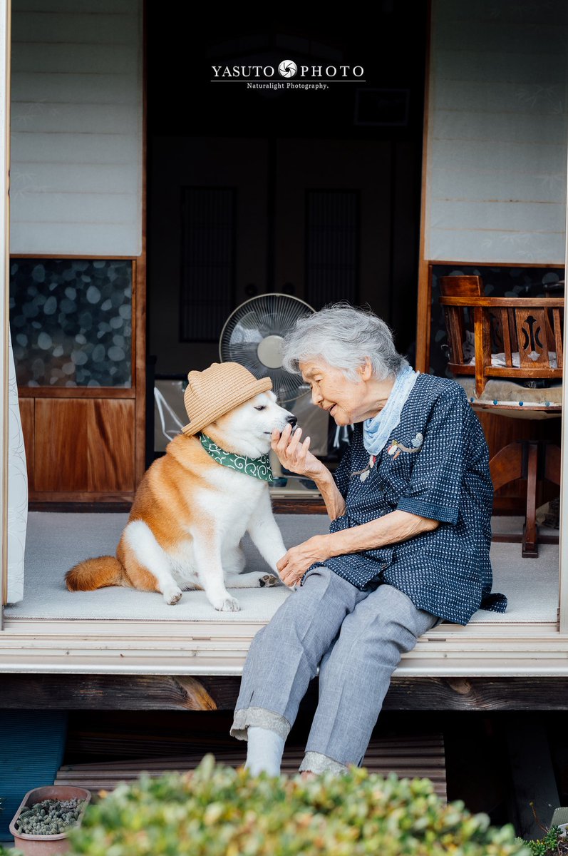 おばあちゃんと福ちゃんの時間。