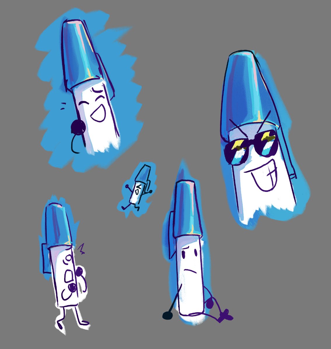 Pen doodles because I miss him 
#bfdi
