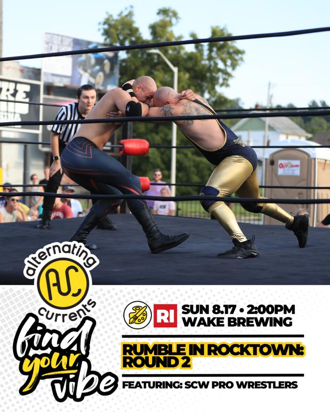 SCWPro (@scwpro) on Twitter photo Make sure you join us for two FREE events this weekend at Wake Brewing in Rock Island, IL for Alternating Currents!
See <a href="/The_Shug/">Shane Hollister</a>, <a href="/DaCornBoii/">Kevin Gutierrez</a>, <a href="/JohnBonhart/">John Bonhart</a>, <a href="/masonbeck/">Mason Beck</a>, <a href="/EndseekerLeon/">Dante León ダンテ・レオン</a> and more!
Saturday - 6pm
Sunday - 2pm
Be there! #AEWDynamite Make sure you join us for two FREE events this weekend at Wake Brewing in Rock Island, IL for Alternating Currents!
See <a href="/The_Shug/">Shane Hollister</a>, <a href="/DaCornBoii/">Kevin Gutierrez</a>, <a href="/JohnBonhart/">John Bonhart</a>, <a href="/masonbeck/">Mason Beck</a>, <a href="/EndseekerLeon/">Dante León ダンテ・レオン</a> and more!
Saturday - 6pm
Sunday - 2pm
Be there! #AEWDynamite