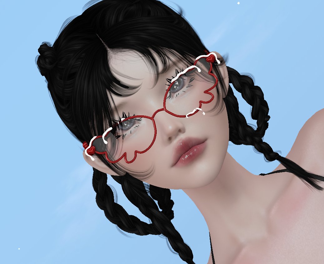 VihTsukuyomi's tweet photo. After a long time I bring this wip hehehe, it will be at the waifu dreams event!!

(the glasses!! ♥) https://t.co/mLhprAcH0o