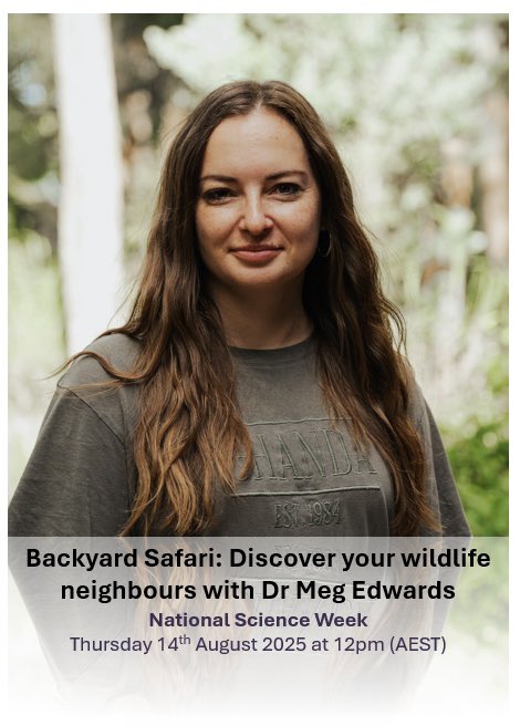 📣📣 come along during your lunch break to learn all things wildlife identification 📣📣 unisq.zoom.us/j/88291112520