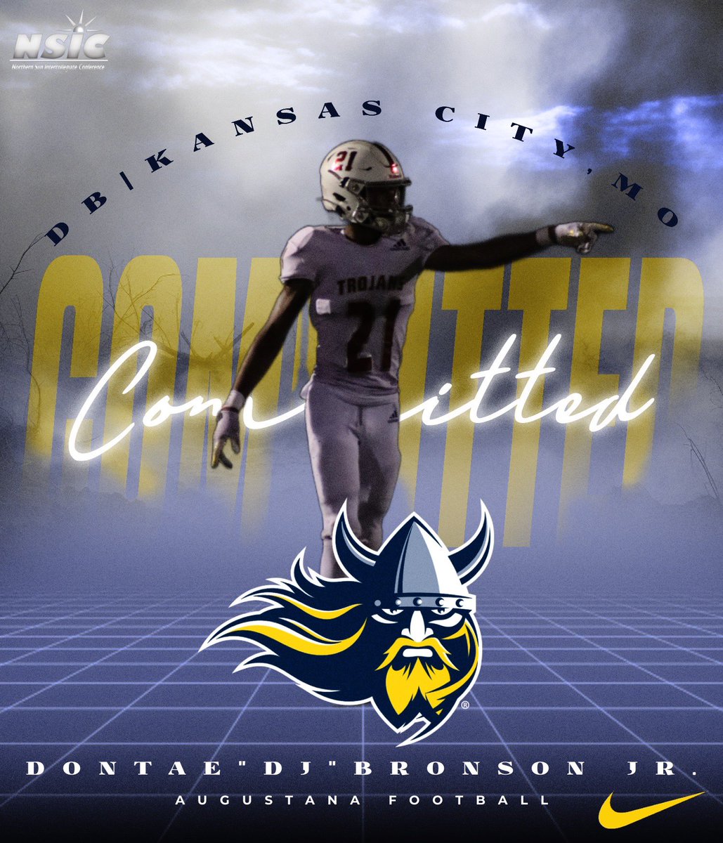 Dontae Bronson Jr. (@donbronsonjr) on Twitter photo After a great conversation with <a href="/CoachSipple/">Mark Sipple</a> I’m blessed to announce my verbal commitment to <a href="/AugieFB/">Augustana Football</a> ! <a href="/PHTrojansFB/">Park Hill Trojans Football</a> <a href="/CoachAndySims/">Coach Sims</a> After a great conversation with <a href="/CoachSipple/">Mark Sipple</a> I’m blessed to announce my verbal commitment to <a href="/AugieFB/">Augustana Football</a> ! <a href="/PHTrojansFB/">Park Hill Trojans Football</a> <a href="/CoachAndySims/">Coach Sims</a>