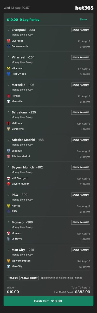 Alexbets654's tweet photo. Add To Your Bet Slip - https://t.co/kopx4a1My6 soccer seasons starts Friday. All week + weekend games money line⚽️ https://t.co/veQ1Of4a7A