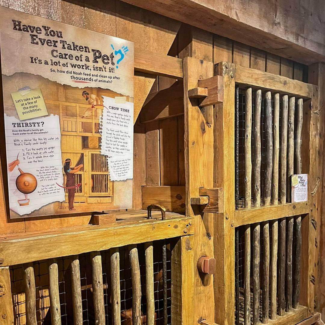 Can you imagine taking care of all the animals on the ark? Noah probably used some ingenious systems to help feed, water, and clean up after the animals.