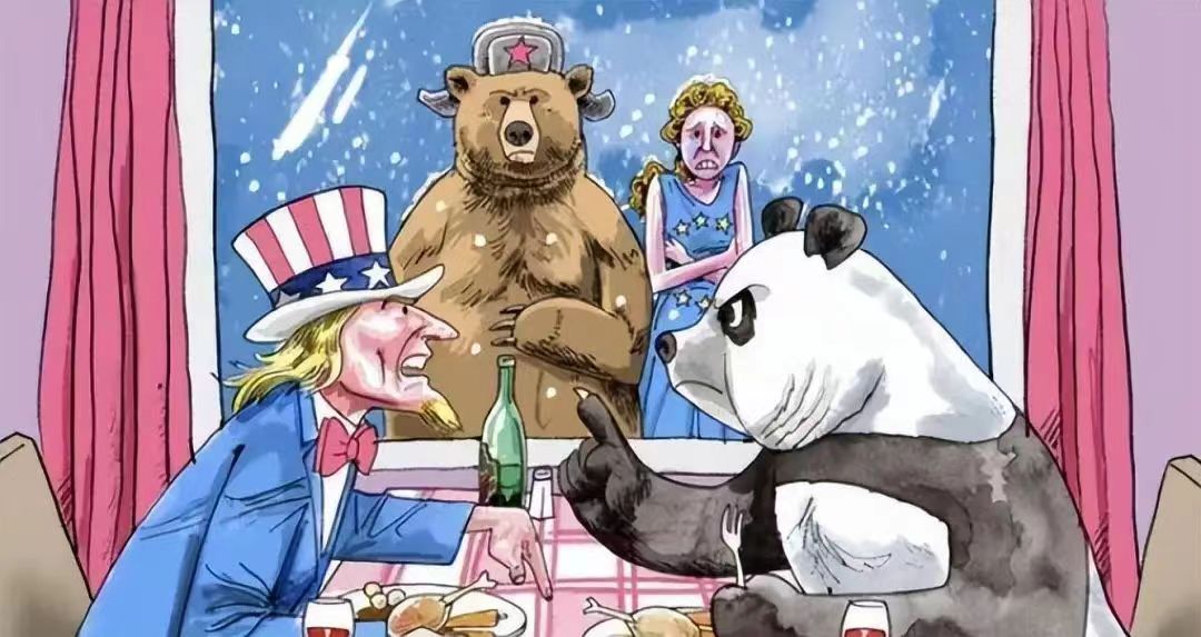 There is no benefit. You can attend the parade or not as you wish.  #Trump   #USA    China today will not compromise.