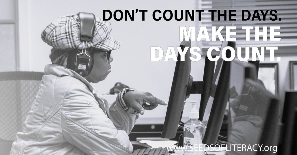 seedsofliteracy's tweet photo. Are you on the #GED journey? Rather than counting down the days, MAKE THE DAYS COUNT. 
📚 Be a student https://t.co/HCnENzqh5J 
⭐ Support adult education https://t.co/EG87xhZbGP
✏️ Be a volunteer tutor https://t.co/Dk4TKW66eP https://t.co/aiNaP4WMfr