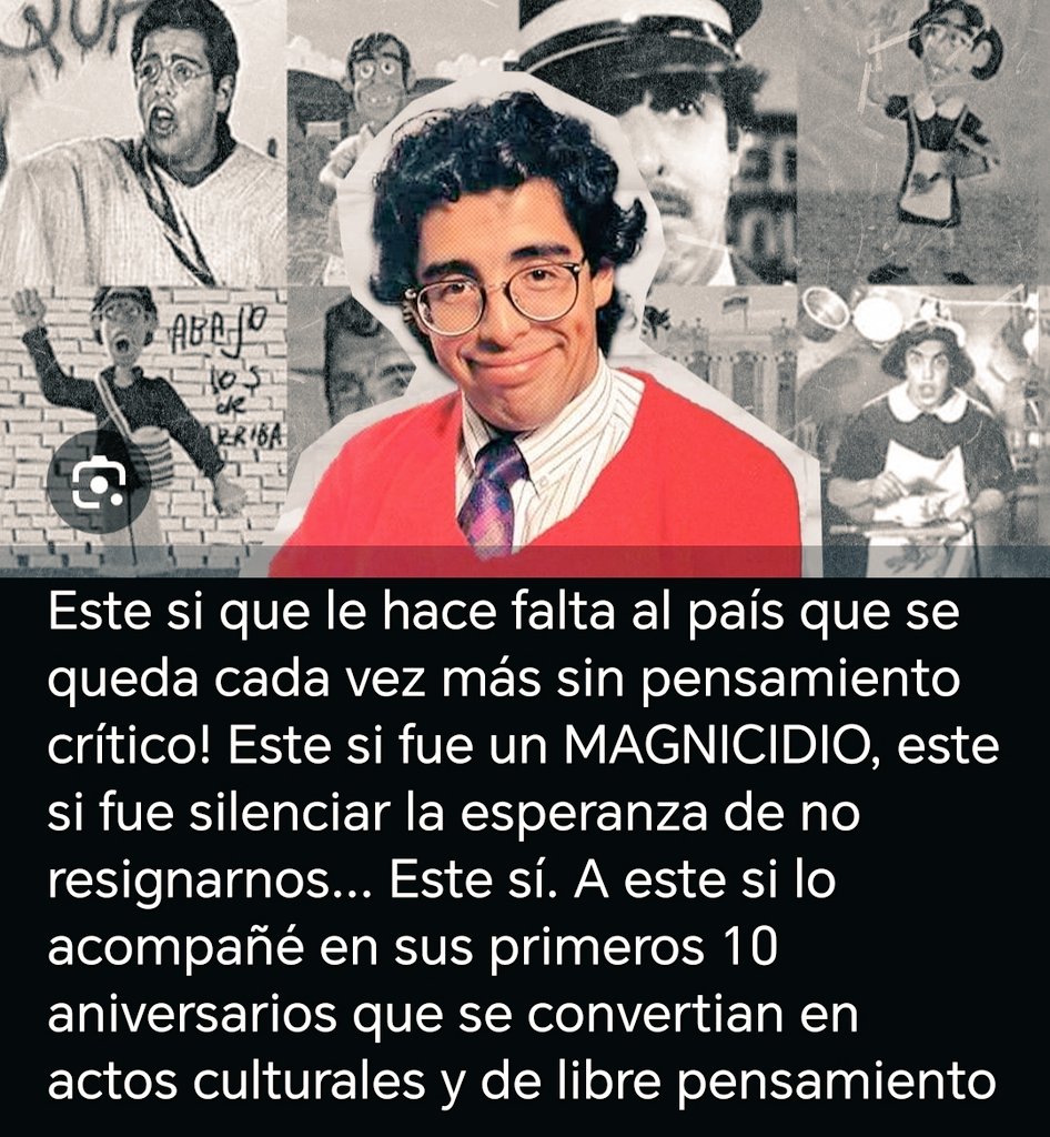 #jaimegarzon
Advertiste tantas verdades y lastimosamente seguimos dormidos y sometidos a la perversa violencia!