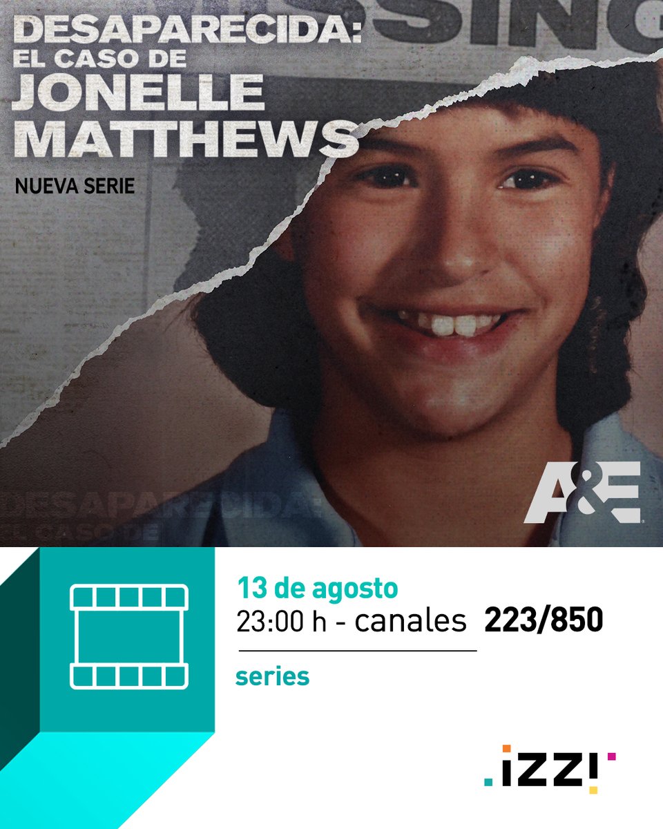 izzi_mx's tweet image. Cada testimonio es una pieza del rompecabezas. 🔎 🚨🕵️‍♀️  Sumérgete en el impactante caso de #JonelleMatthews y sigue cada pista por A&amp;amp;E en #izzi.​

#NoMeLoPierdoEnizzi #serie #misterio