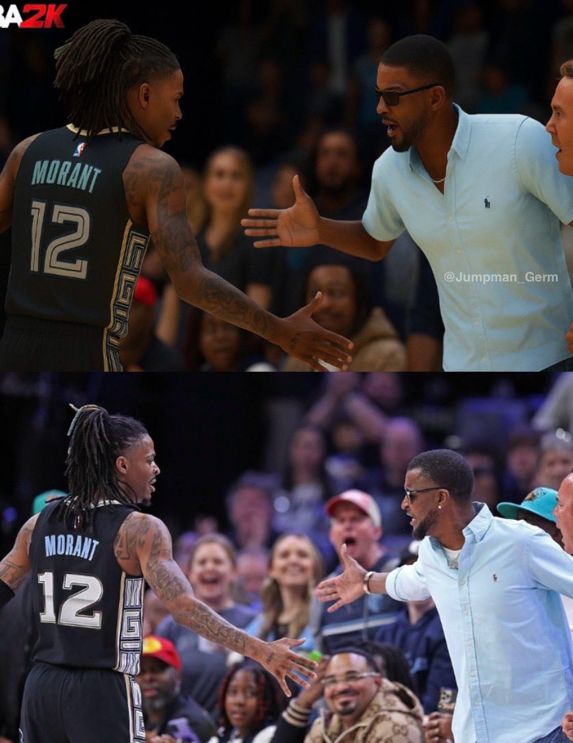 People we need to see courtside in NBA 2K26 #NBA2K26

Ja Morant’s Dad (Tee) @ Grizzlies Games <a href="/JaMorant/">Ja Morant</a>