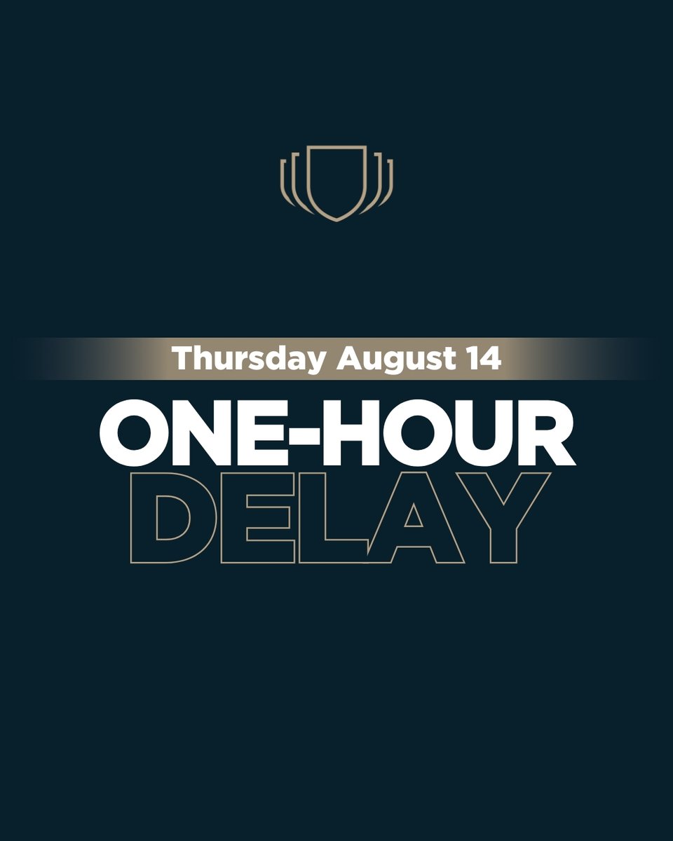 Due to continued road impacts from recent flooding, Chattanooga Preparatory School will operate on a one-hour delay tomorrow, Thursday, August 14, 2025. Scholars should report to the gym at 8:00 AM. School will officially begin at 9:00 AM.
