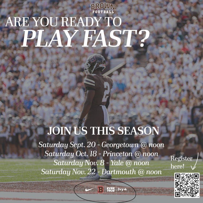 Thank you for the gameday invite! <a href="/CoachW_Edwards/">Willie Edwards</a> <a href="/BrownU_Football/">Brown Bears Football</a>