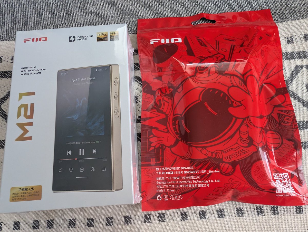 My New Gear 10年ぶりのDAP届きました。Fiio M21になります。DAP購入にあたり いろいろ考えましたが…デスクトップモードもあり、よくよくホームオーディオも整えるので、こちらのDAPにしました。Fiioさんの初DAPになります。#Fiio #M21
10年前購入したAK320と並行で運用していきます✨