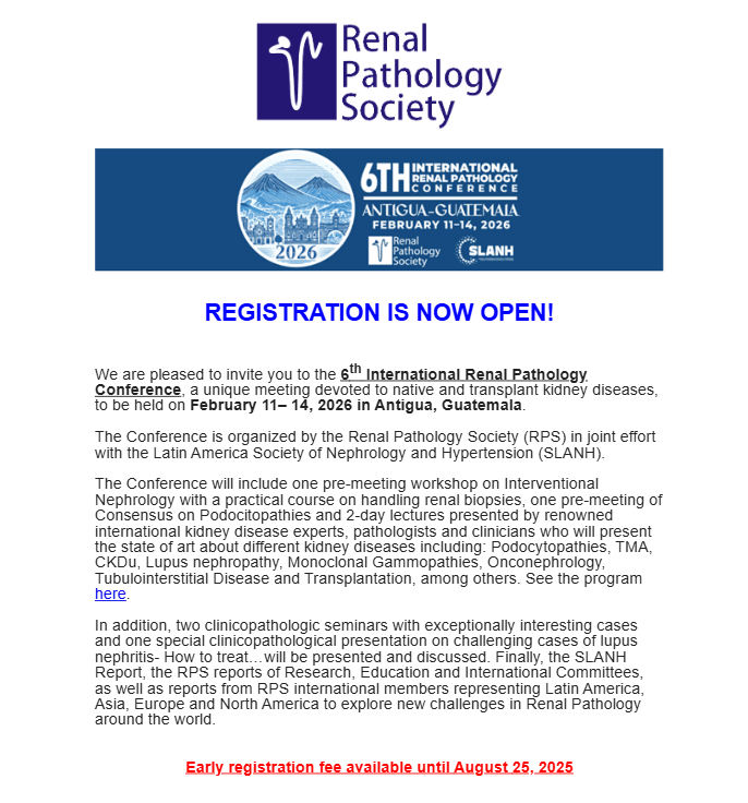 Renal Pathology Society tweet media