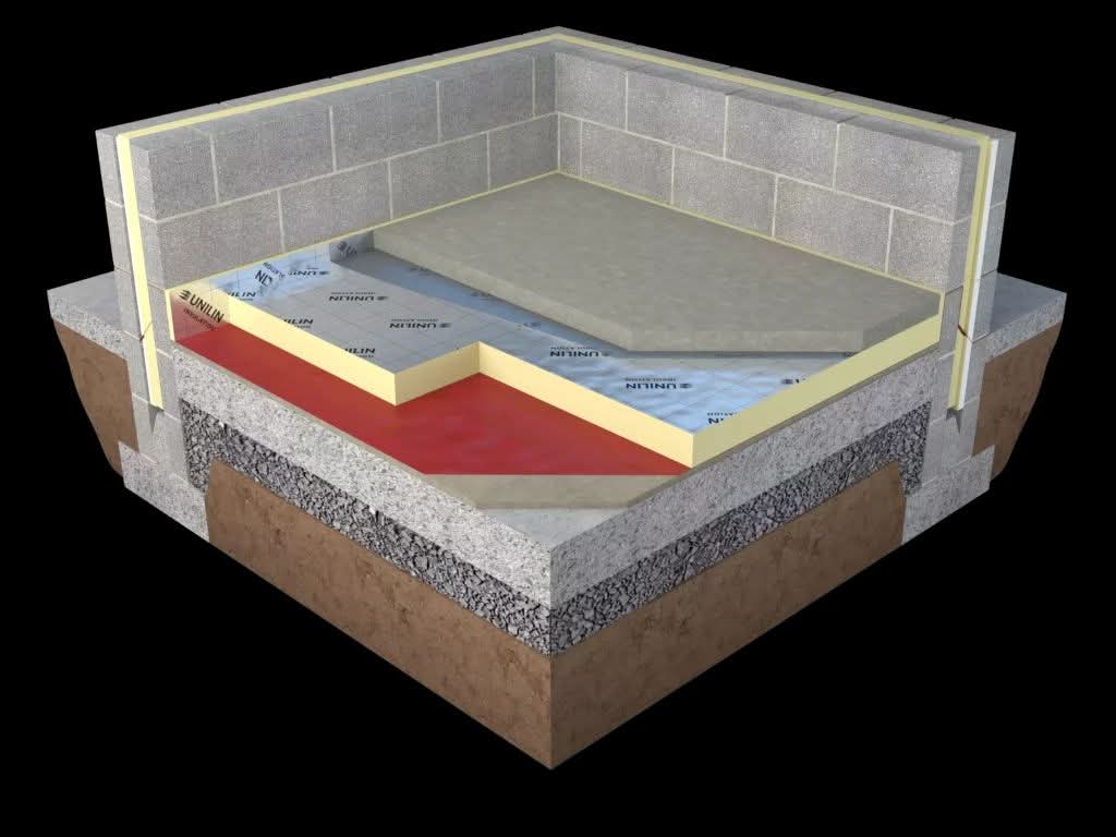 Байшингийн шал хийхэд 
1 тэгшилсэн газар дээр зузаан гялгар материал 
2.10см concrete цутгаад дотор нь төмөр тор хийвэл сайн..
бүрэн хатсаны дараа даацын хатуу хөөс 20см зузаантайг дэвсээд 
3.Төмөр тор  тавиад төмөр тороо 3см хөндий байх ёстой 
4 .Зуурмаг битон 5см цутгаад болоо