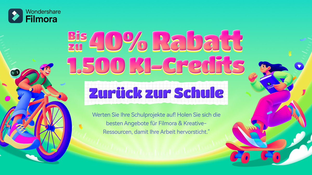 FilmoraDeutsch's tweet photo. BTS-Deals bei Wondershare! Bis zu 40% Rabatt! 🎉
Ob KI-Credits oder Tools – jetzt wird alles günstiger!
Nur für kurze Zeit kannst du dir deine Lieblings-Produkte sichern und dabei bis zu 40% sparen
https://t.co/r3ALhILnBH https://t.co/efbE3KwmOl