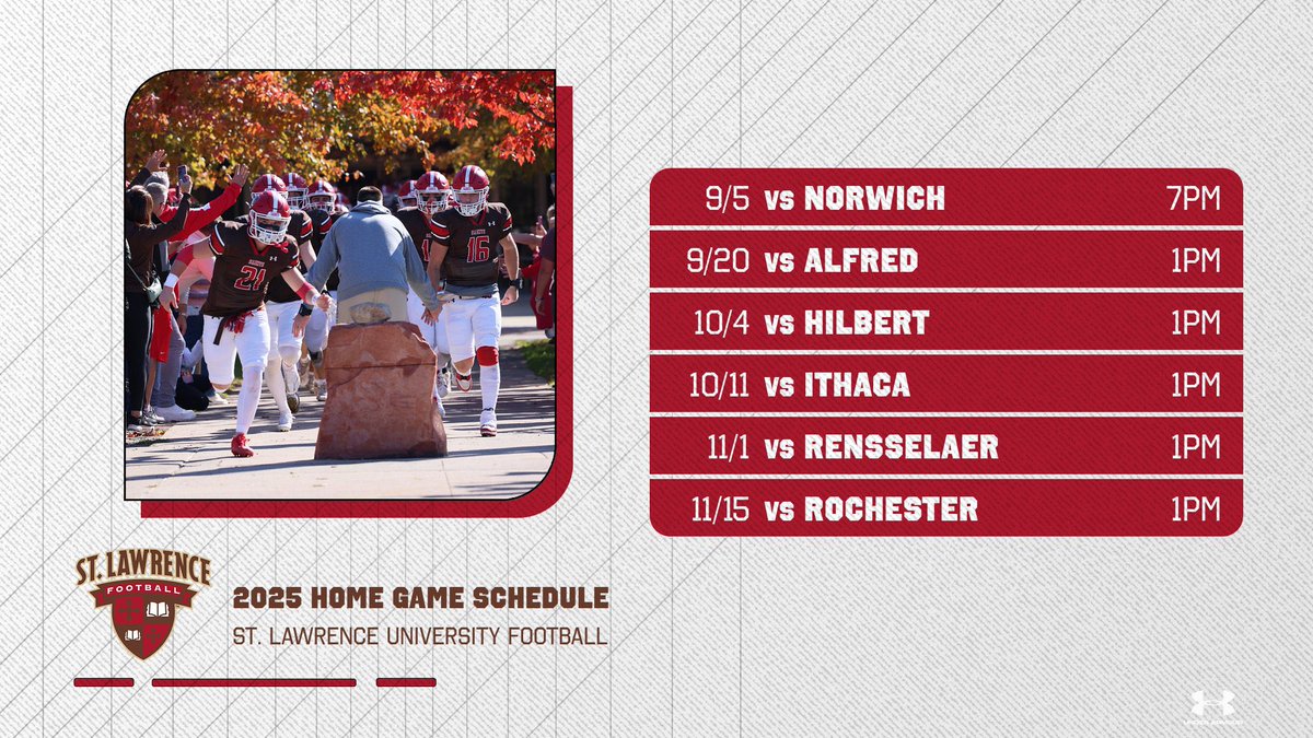 Thank you for the gameday invite! <a href="/CoachCentofanti/">Coach Dom Centofanti</a> <a href="/SLU_Football/">St. Lawrence Football</a>