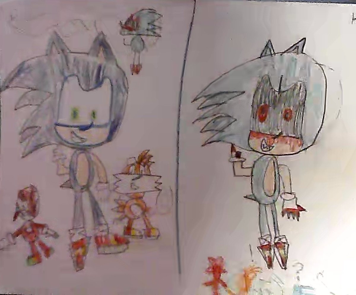 THESE TWO IDIOTS ARE MATCHING MY FUCKING DRAWING OF WHEN I WAS 7 YEARS OLD.