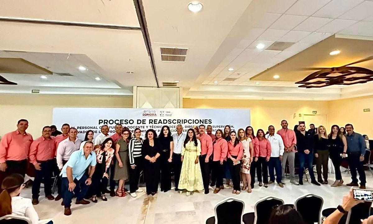 “Equipo comprometido con vocación de servicio para brindar dar lo mejor docentes, directivos, atp y jefes de enseñanza ha logrado en la asignación y reasignación en <a href="/SECSonora/">SEC Sonora</a>; con respaldo del Secretario <a href="/FroylanGamezG/">Froylán Gámez Gamboa</a> y el de nuestro Gobernador <a href="/AlfonsoDurazo/">Alfonso Durazo</a>”

<a href="/BettyCotaPonce/">Betty Cota Ponce</a>