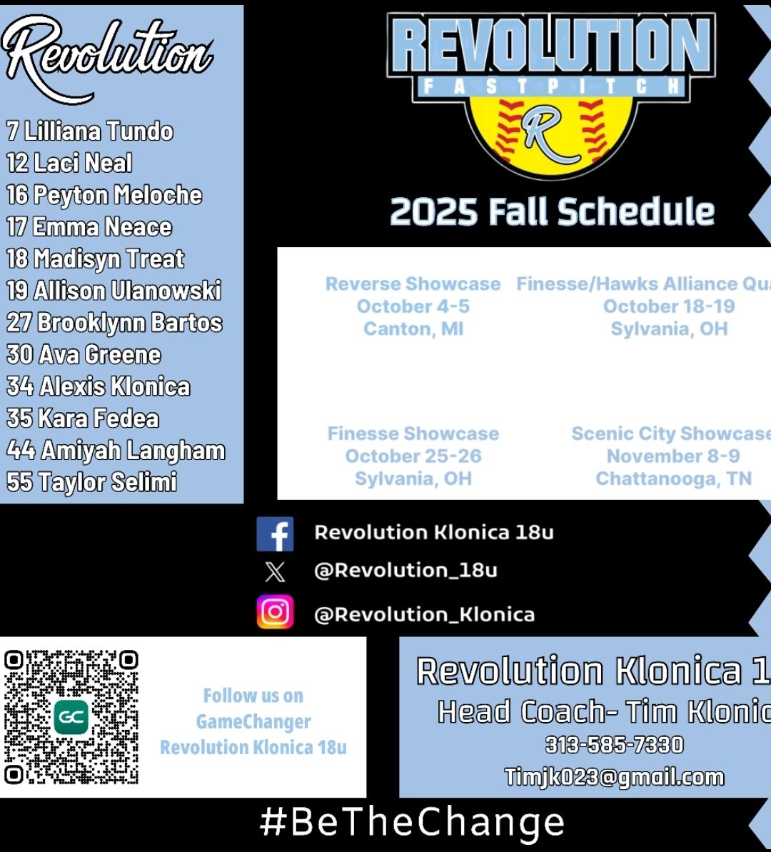 LACI_NEAL_2027's tweet photo. Excited for the new season...
🩵REVOLUTION 18U KLONICA🖤
Can't wait to get started and #BEPARTOFTHECHANGE 🩵🤍🖤 https://t.co/2pbkYgATIV