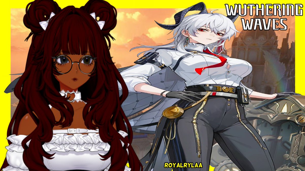 HII time for more WUWA this game is much better than i thought it would be!!

YouTube ❣️: youtube.com/live/MwoTCdnZK…
TikTok ❣️: tiktok.com/@royalrylaa 

#Vtuber #WutheringWaves  #ENVtuber #blackvtuber